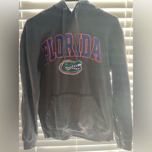 Florida gators adult small hoodie embroidered dark gray